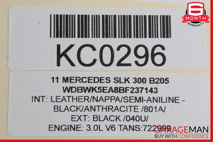 05-11 Mercedes R171 SLK280 Heating Heated Seat Control Module Unit