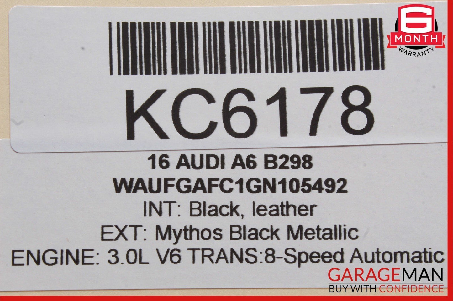 12-18 Audi A6 A7 Rear Left Driver Side Suspension Upper Control Arm OEM