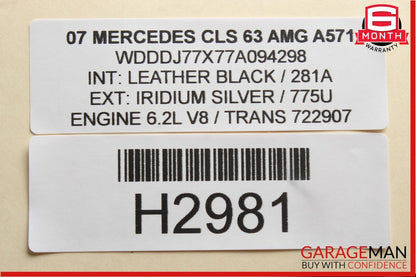07-09 Mercedes CLS63 E63 ML63 AMG Fuel Pump Motor Control Module Unit
