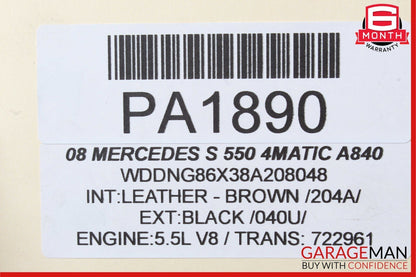 06-12 Mercedes W221 S550 CLS500 CL550 Front Right Side Bumper Fog Light Lamp OEM