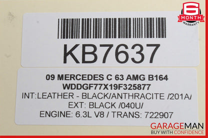 08-11 Mercedes W204 C63 AMG Rear Right Side Door Lock Latch Actuator OEM