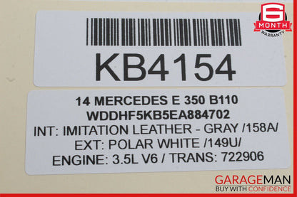 08-16 Mercedes C300 E350 E400 Front Left Side Door Window Regulator Motor Unit