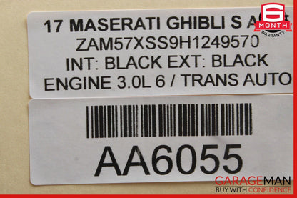 14-17 Maserati Ghibli Front Right Passenger Side Dash A/C AC Air Vent Trim Panel