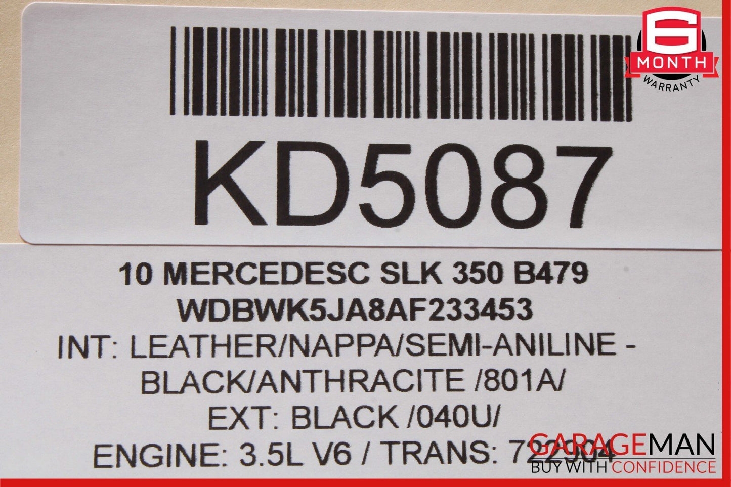 03-12 Mercedes W211 E320 SLK280 GL550 SLK350 Front Left Seat Control Module Unit