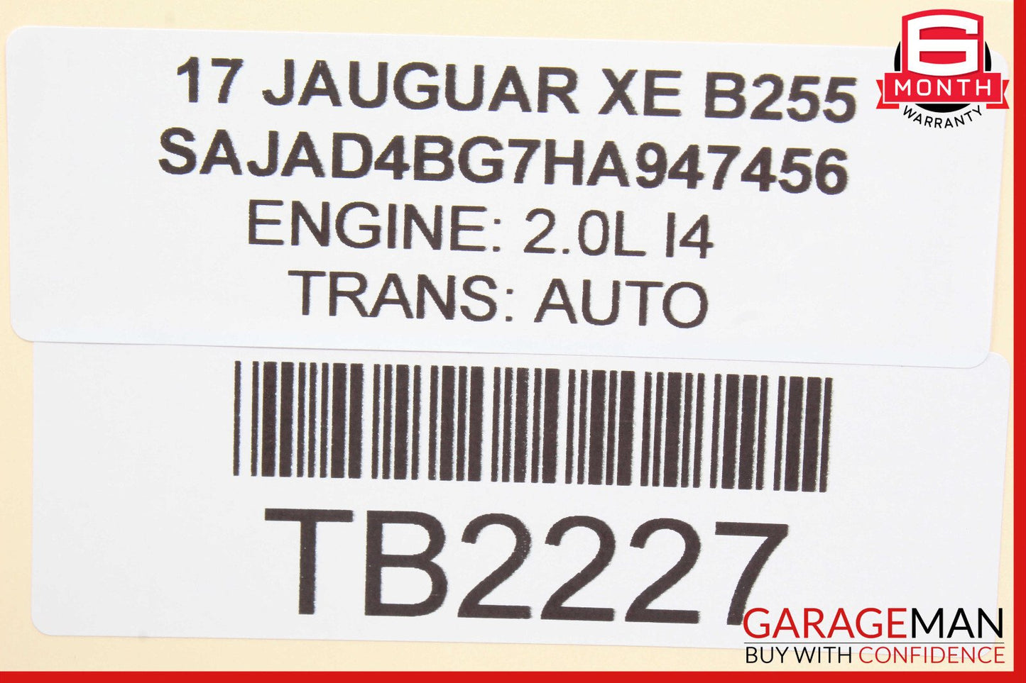 17-19 Jaguar XE Front Left Driver Side Exterior Door Handle OEM