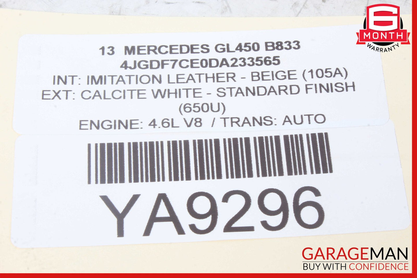 10-16 Mercedes X166 GL450 GLK350 Front Left Exterior Door Handle Keyless Go OEM