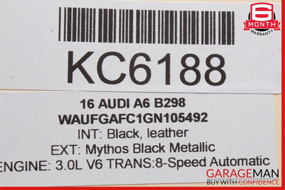 16-18 Audi A6 A7 3.0L Engine Starter Motor 06M911021 OEM