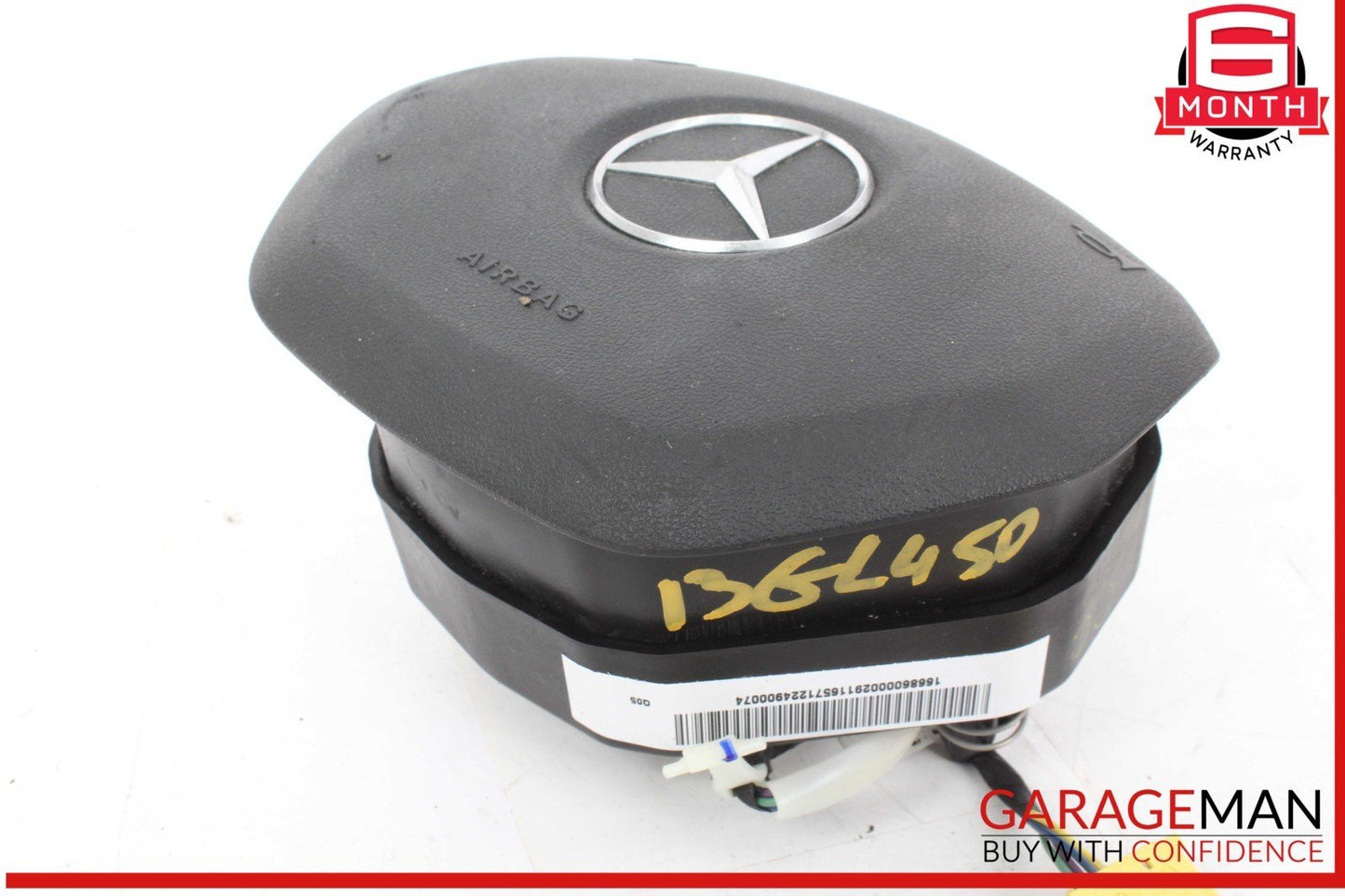 12-15 Mercedes X166 GL450 Front Left Driver Side Steering Wheel Airbag OEM