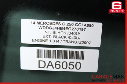 12-15 Mercedes W204 C250 C350 Coupe Front Windshield Window Auto Glass