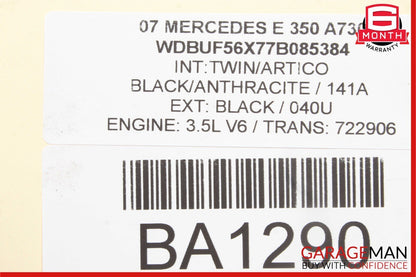 03-09 Mercedes W211 E350 E550 Rear Left Driver Side Window Regulator Motor OEM