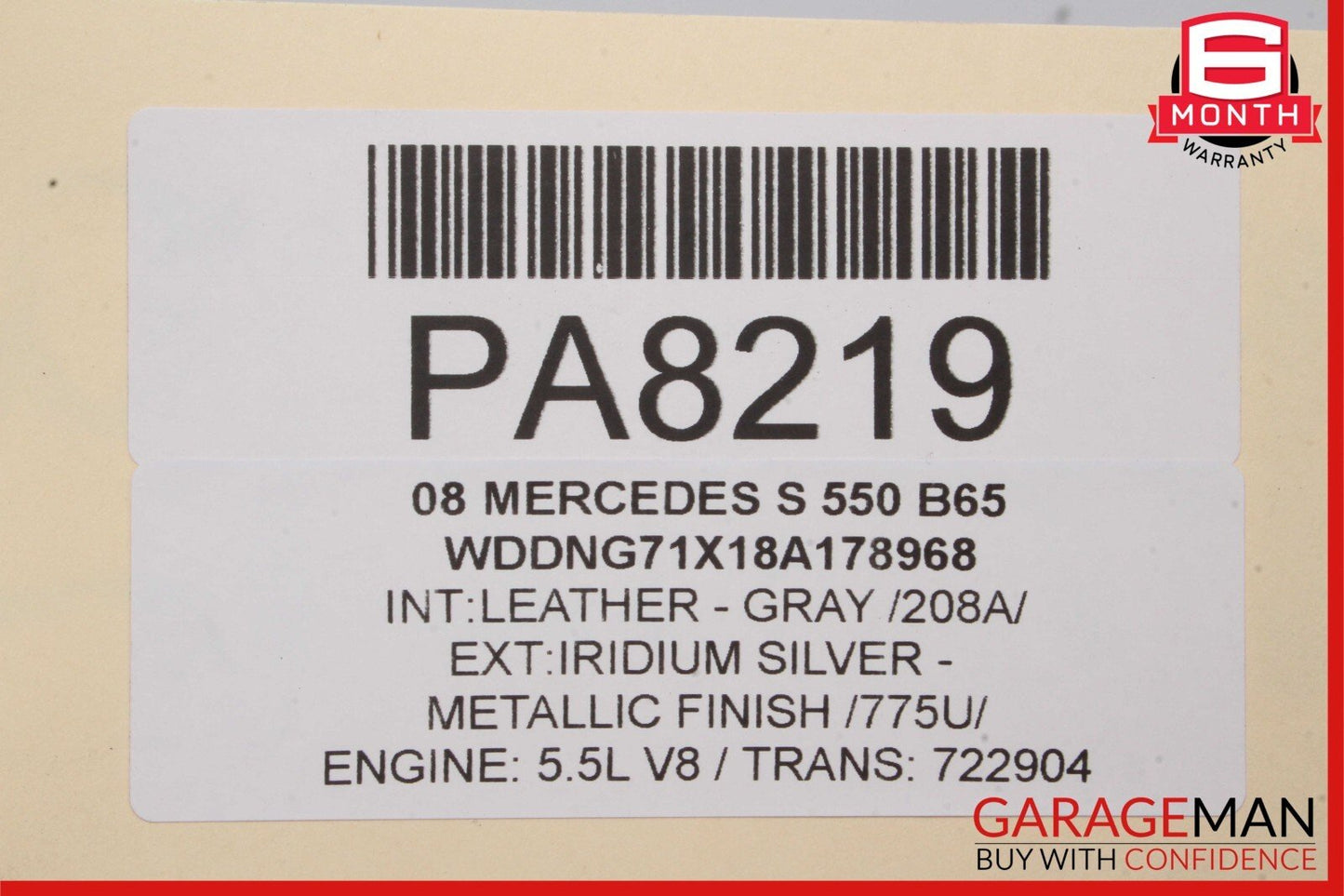 07-13 Mercedes W221 S550 S400 Front Bumper Reinforcement Bracket Frame Assembly