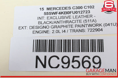 15-20 Mercedes W205 C300 GLC43 Front Right Side Seat Control Switch Module OEM