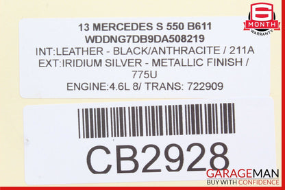 11-14 Mercedes E550 CL550 S550 4.7L Engine High Pressure Fuel Pump Housing Assy
