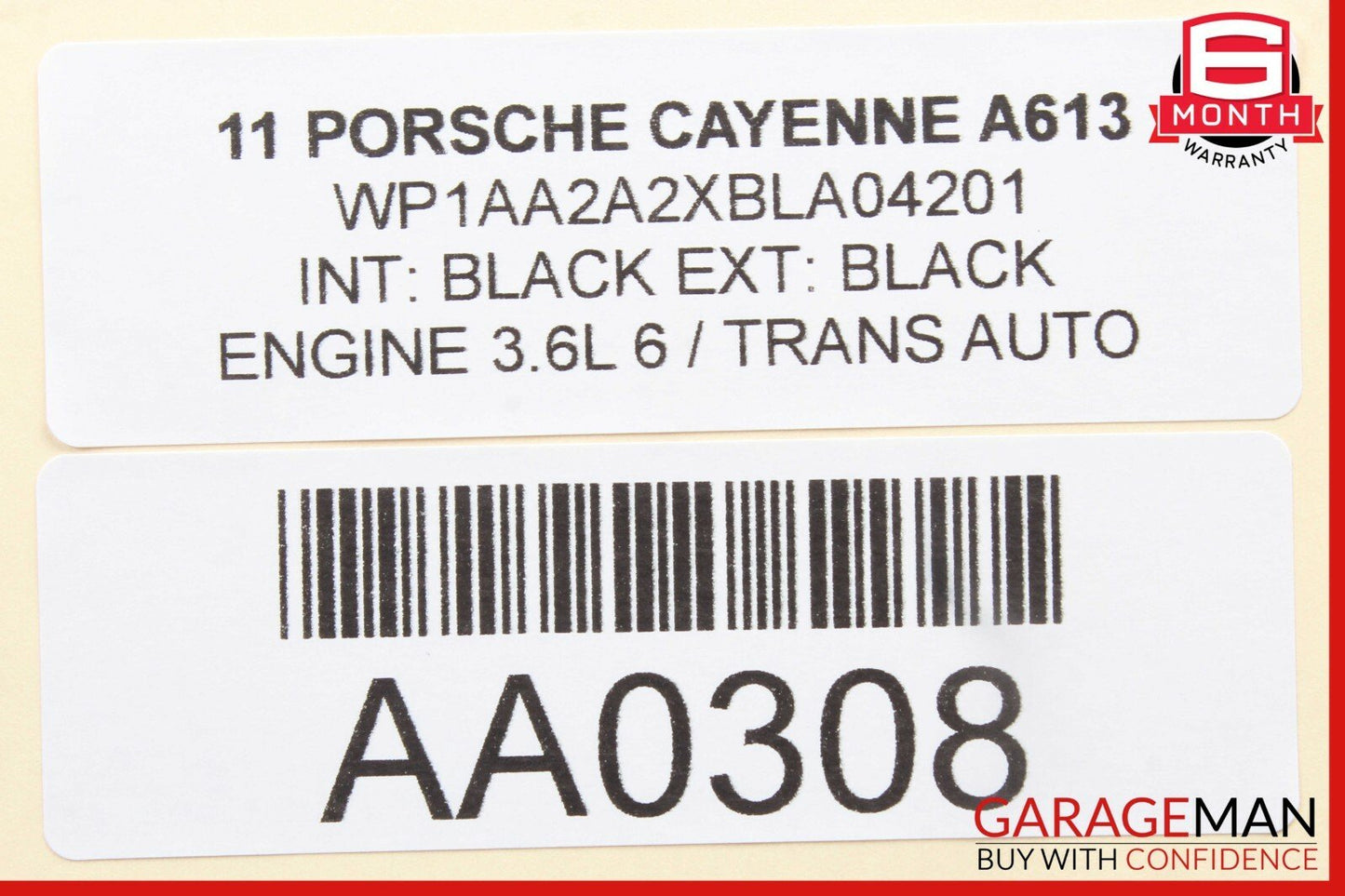 11-17 Porsche Cayenne 958 Interior Overhead Top Upper Dome Light Roof Lamp OEM