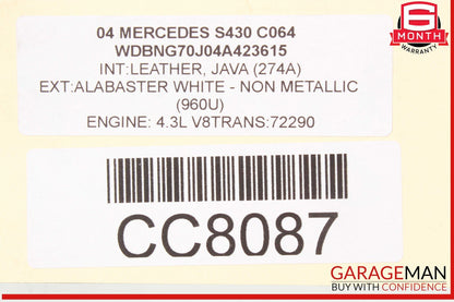 98-03 Mercedes W208 CLK430 CLK320 Power Steering Rack Gear Linkage OEM