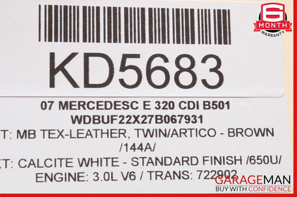03-09 Mercedes W211 E320 SLK280 ML550 Sirius Satellite Radio Receiver Module OEM