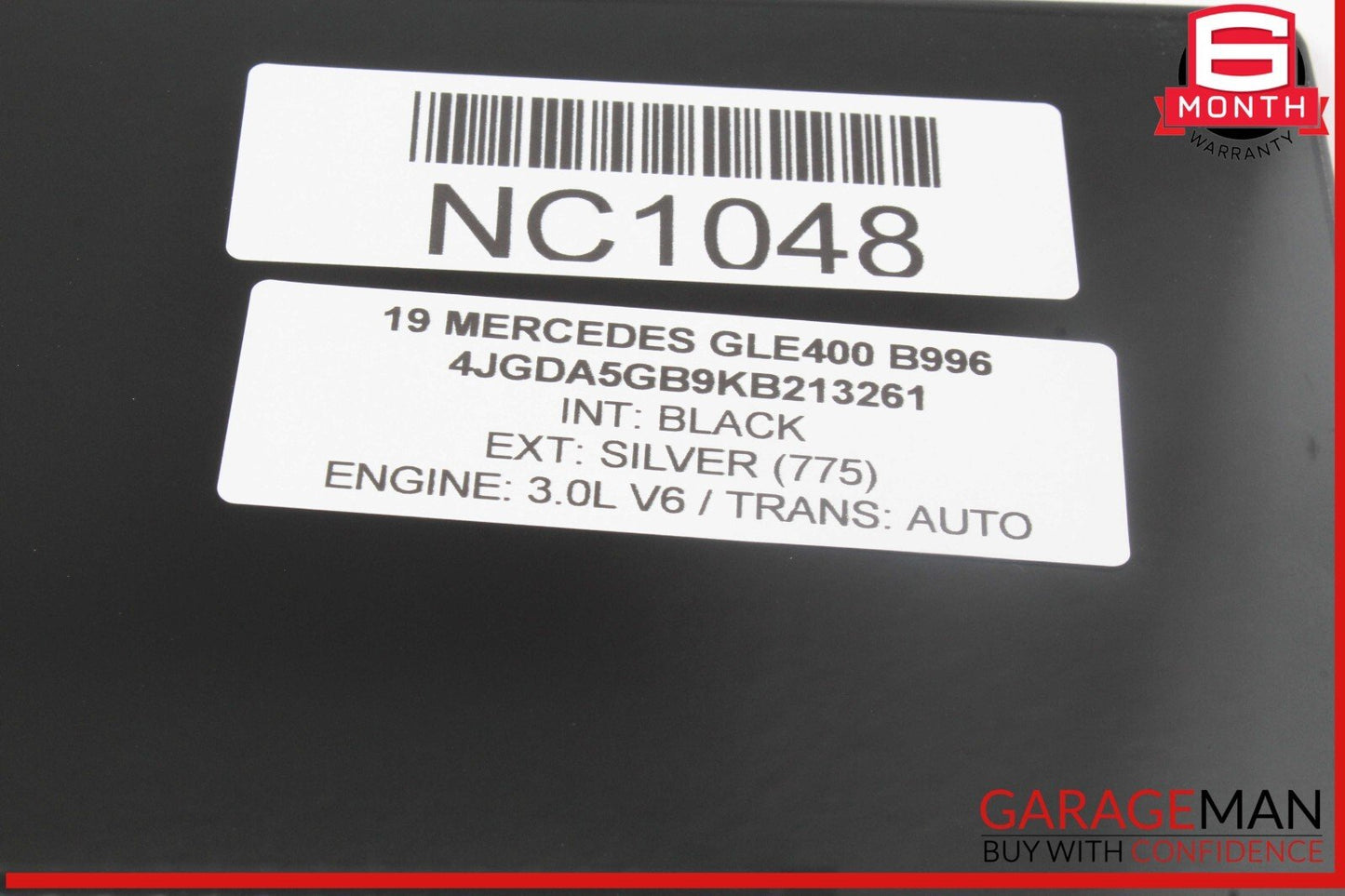 13-19 Mercedes W166 GLE400 GLS550 Rear Left Driver Side Door Window Glass OEM
