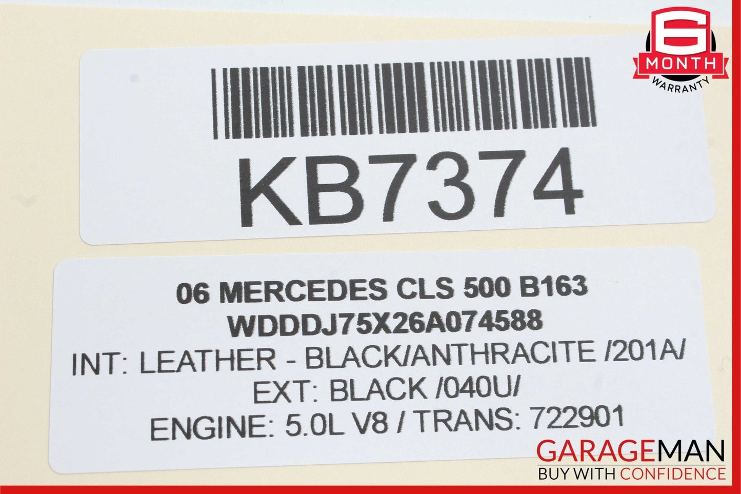 06-11 Mercedes W219 CLS550 CLS55 AMG Front Left Side Door Control Module Unit