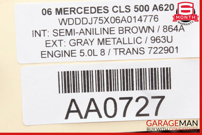 06-11 Mercedes W219 CLS500 CLS550 Front Right Side Door Lock Latch Actuator