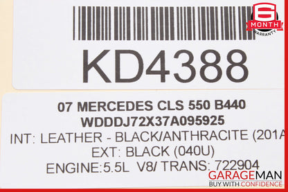 06-09 Mercedes W219 CLS550 CLS500 E350 Steering Wheel Black 2194601603 OEM