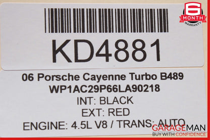 03-10 Porsche Cayenne Turbo Rear Left / Right Side Upper Forward Control Arm OEM