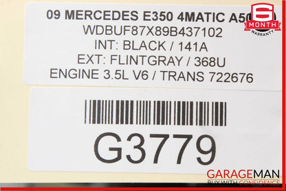 03-09 Mercedes W211 E350 E500 Rear Left Side Door Lock Latch Actuator