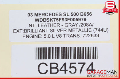 03-11 Mercedes CLS500 SL500 E320 Rear Right Side Upper Suspension Control Arm