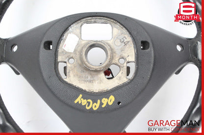 03-10 Porsche Cayenne Turbo 955 957 3 Spoke Driver Steering Wheel Black OEM