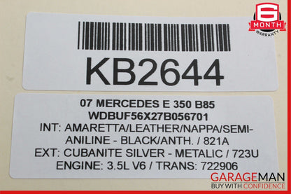 03-09 Mercedes W211 E350 E500 E63 AMG Front Right Side Tweeter Speaker Cover