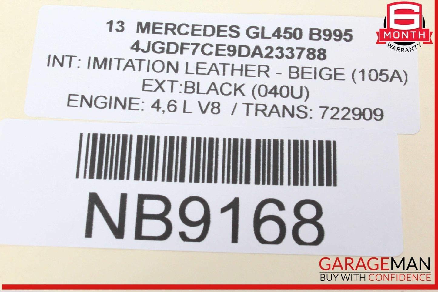 12-19 Mercedes X166 GL450 GLS550 Engine Lower Oil Pan 2760100528 OEM