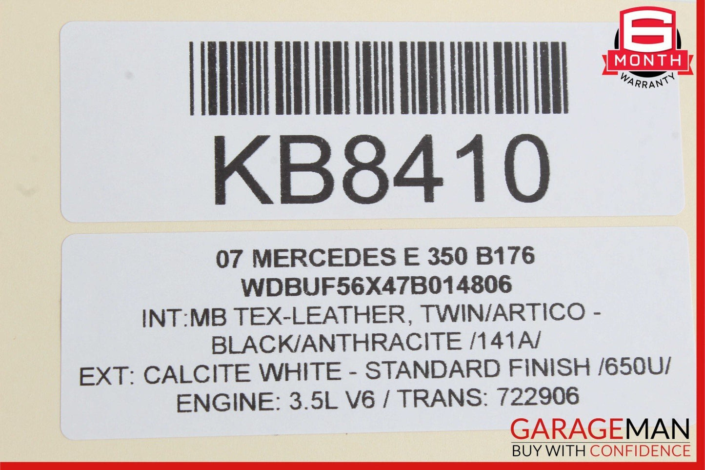 03-09 Mercedes W211 E350 Rear Right Passenger Side Door Lock Latch Actuator OEM