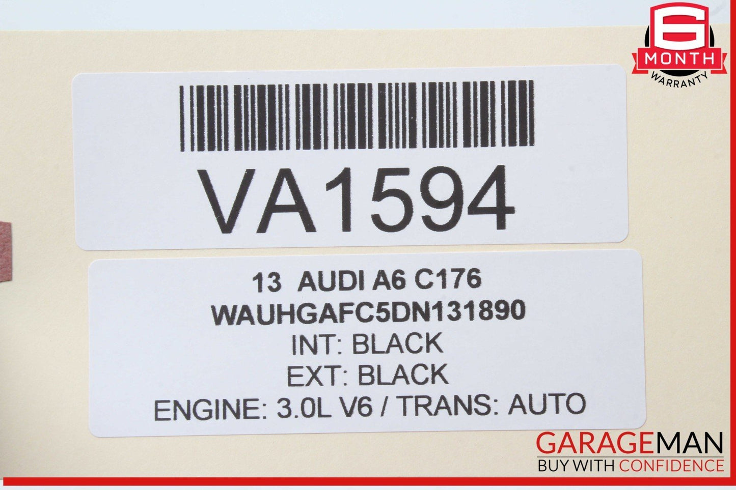 12-15 Audi A6 Speedometer Instrument Cluster Gauge 4G8920983L OEM