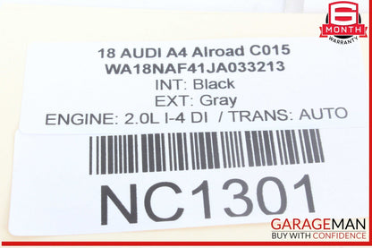 17-24 Audi A4 Allroad Rear Left Driver Side Bumper Guide Mounting Bracket OEM