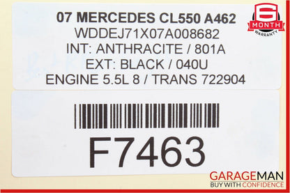 07-14 Mercedes W216 CL550 Front Right Passenger Side Door Interior Trim OEM