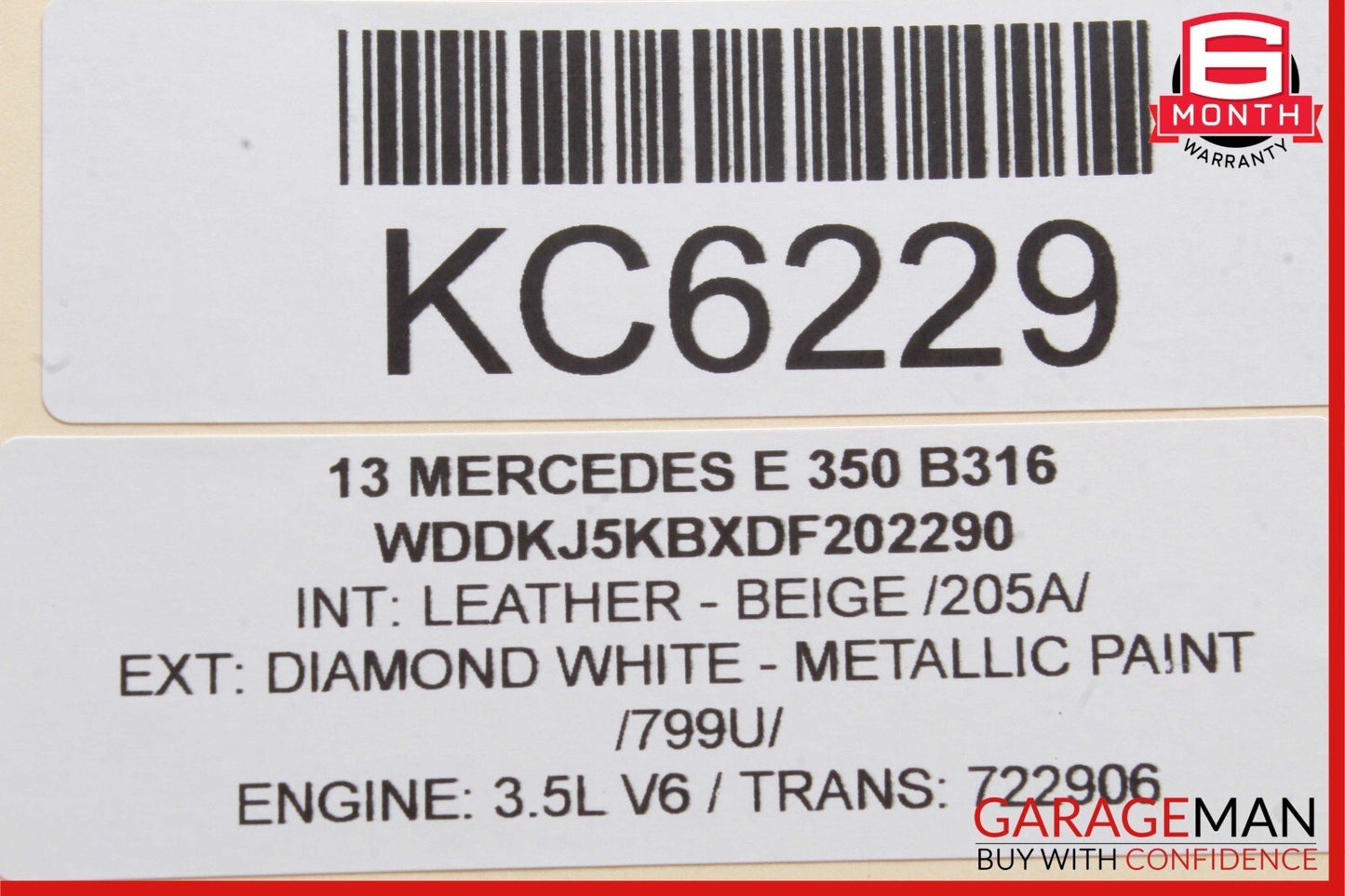 10-17 Mercedes W212 E350 E400 Coupe Rear Window Regulator Control Module OEM