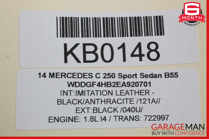 12-14 Mercedes W204 C250 C300 Front Right Side Exterior Door Handle OEM