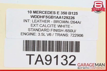 10-16 Mercedes W212 E350 RWD Front Left Side Suspension Wishbone Control Arm OEM