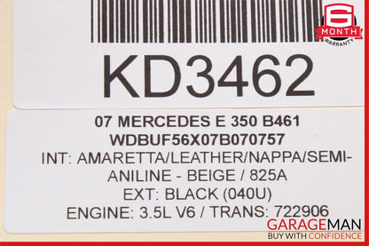 03-09 Mercedes W211 E350 E550 Front Right Side Door Window Regulator Motor OEM
