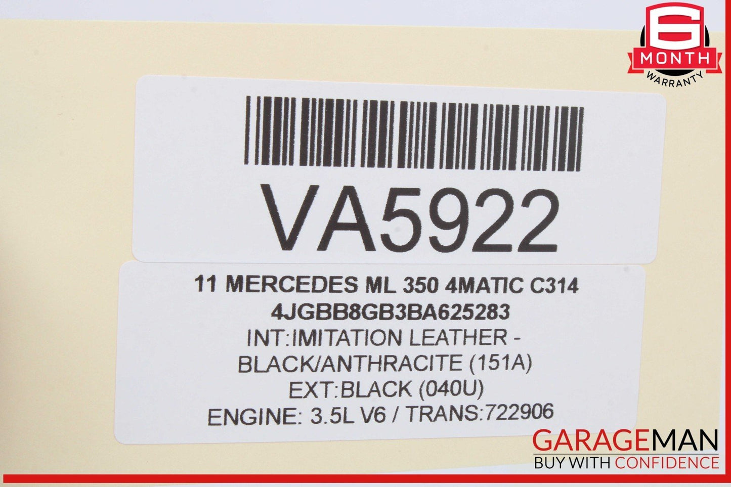 06-12 Mercedes W164 ML350 Dash Hazard Heated Seats ESP Control Panel OEM