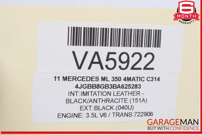 06-12 Mercedes W164 ML350 Dash Hazard Heated Seats ESP Control Panel OEM
