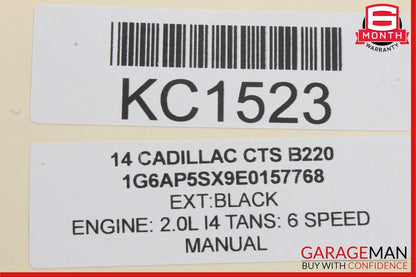 14-19 Cadillac CTS Rear Right Side Door Lock Latch Actuator 13592258 OEM