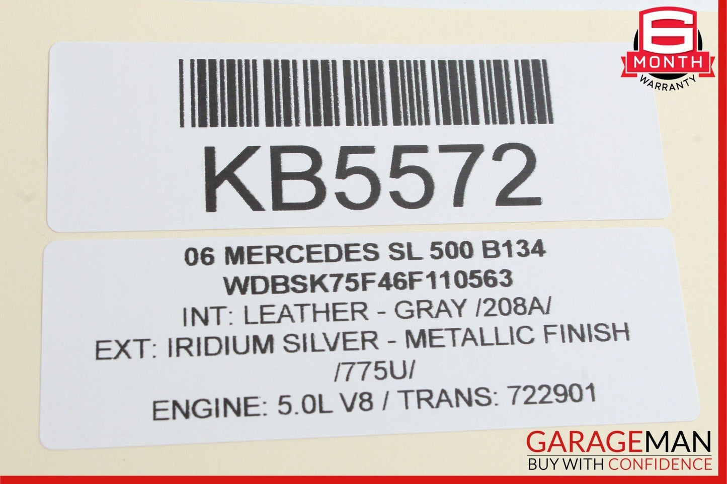 03-08 Mercedes R230 SL500 SL55 AMG Door Keyless Go Antenna Module OEM