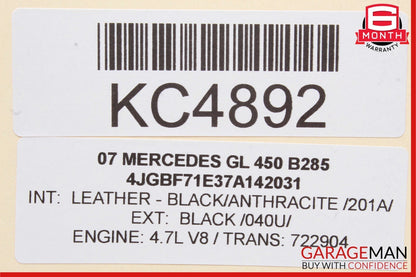 06-12 Mercedes GL450 GL550 ML550 Hazard Light Switch Control Panel Module Unit