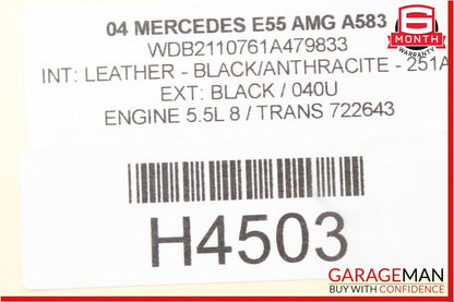 03-09 Mercedes W211 E350 E55 AMG Rear Left Driver Side Door Control Module OEM