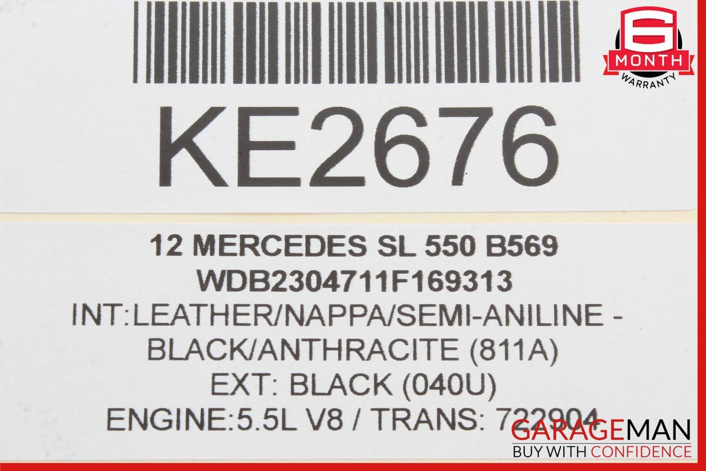 03-12 Mercedes R230 SL500 SL550 Rear Right Side Spindle Knuckle Hub Bearing
