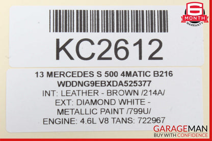 Mercedes-Benz CL550 2007-2013 OEM A2213201704 Headlight Assembly