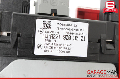 10-13 Mercedes W221 S550 S63 AMG Rear Sam Fuse Box Relay Control 2219003001 OEM