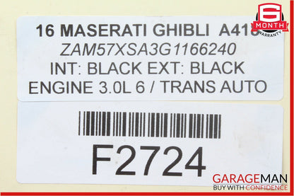 14-17 Maserati Ghibli Rear Right or Left Side Suspension Control Arm Bar Link