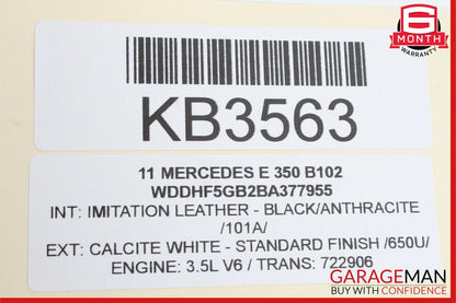 08-14 Mercedes C250 C300 E350 Rear Right Side Door Lock Latch Actuator