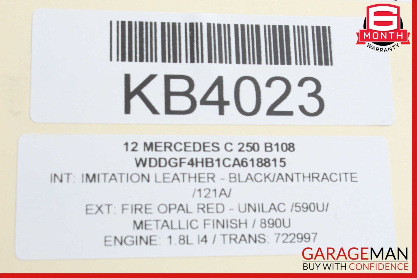 08-14 Mercedes W204 C250 C350 Front Left Side Door Lock Latch Actuator OEM